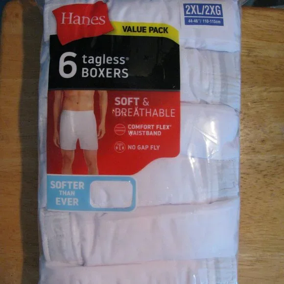 Hanes Underwear Socks 25 Hanes Mens Boxers Pair New In Pkg